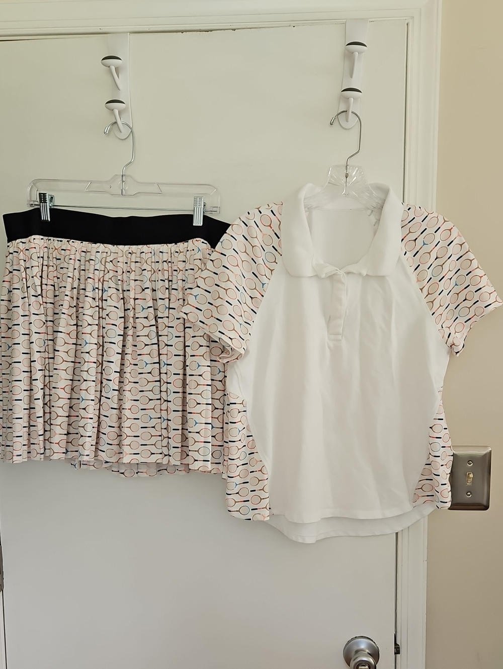 Talbots Polo Tennis Racket Top (M/L) & Skort (XL)
